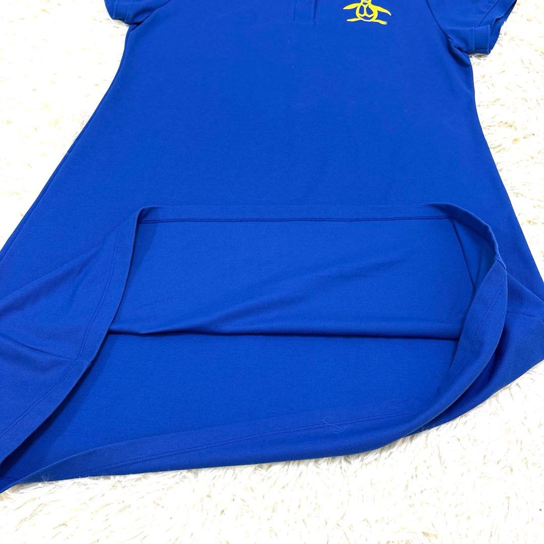 本日最安値Munsingwearマンシングウェア青ポロワンピース 3Ｌ⭐️美品⭐️