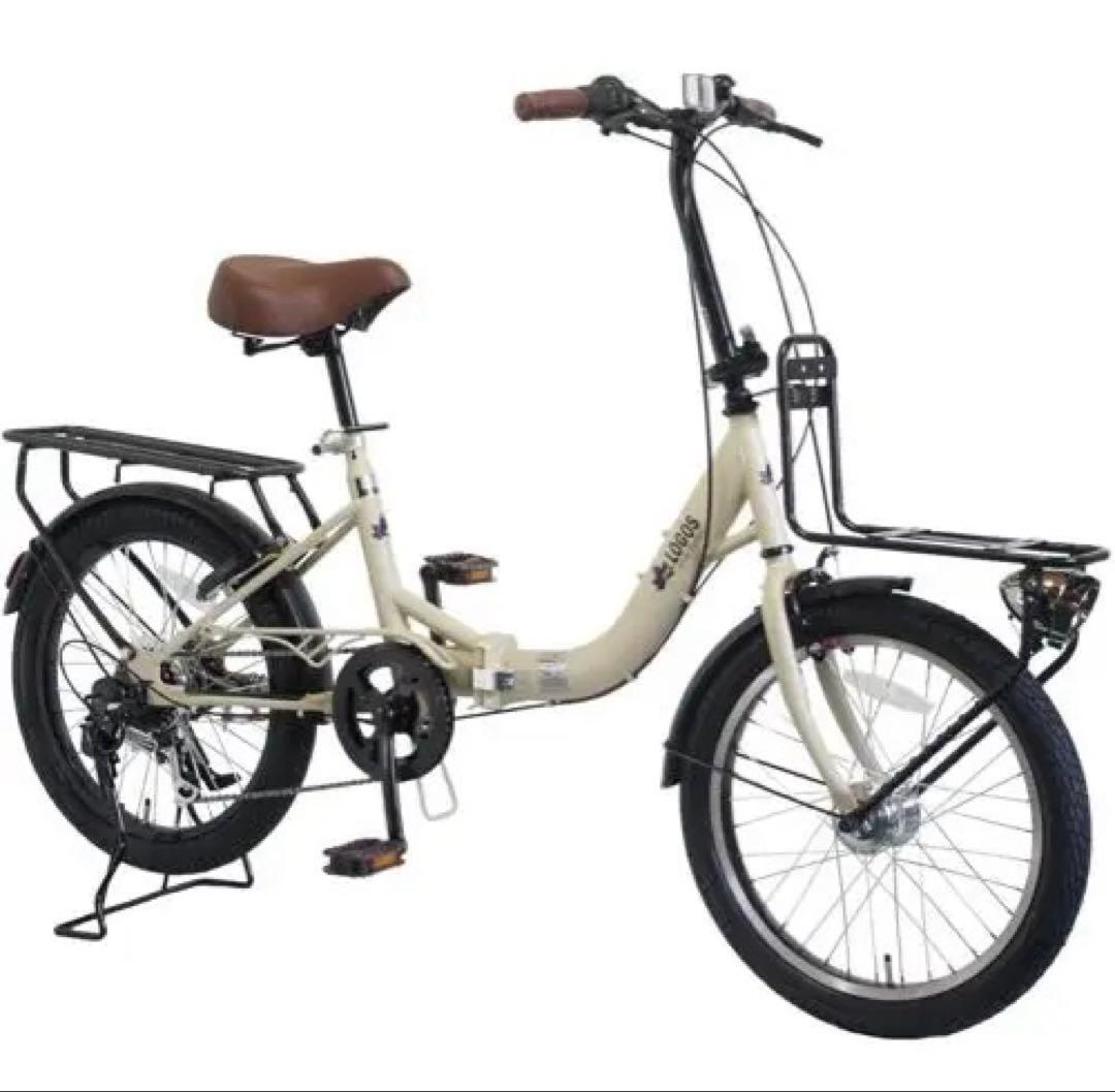 ロゴス　折りたたみ自転車　20インチ　引き取り対応可能　説明書　販売証明書有り