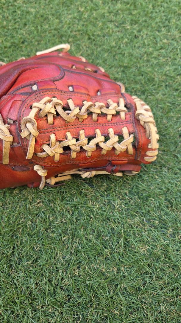 最終値下げSSK レッド 硬式グローブ 右投げ用