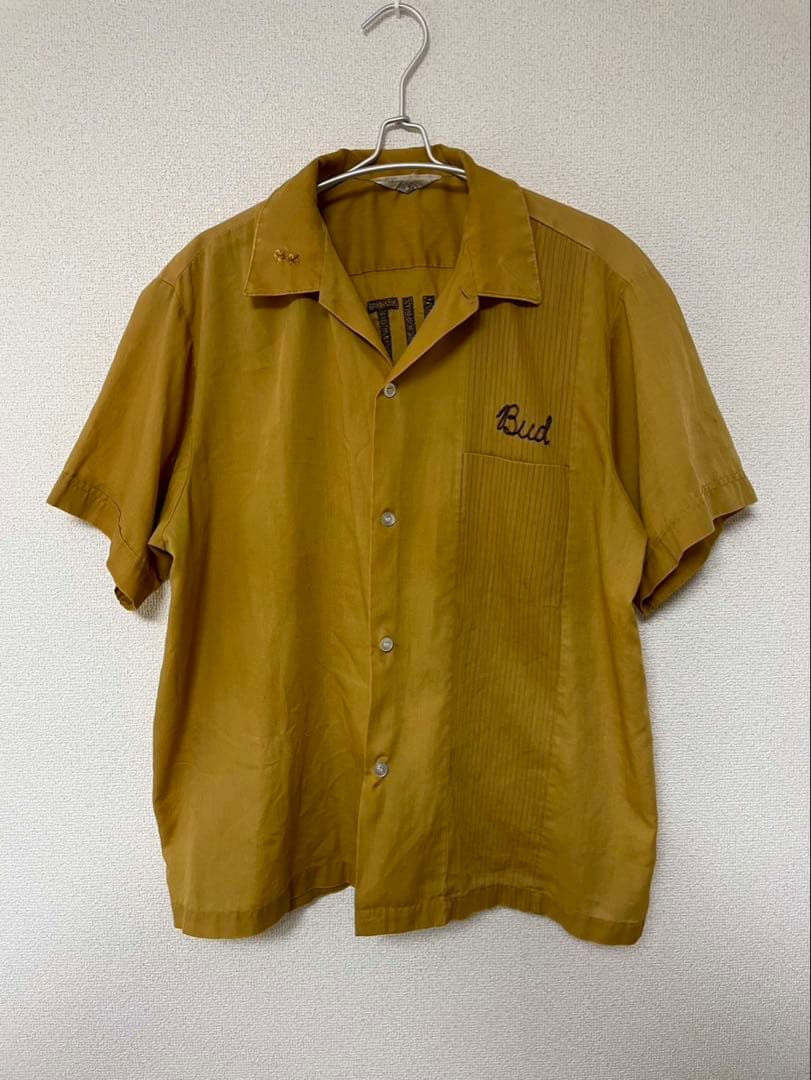 50s NAT NAST 希少XXL ヴィンテージ ボーリングシャツ レーヨン