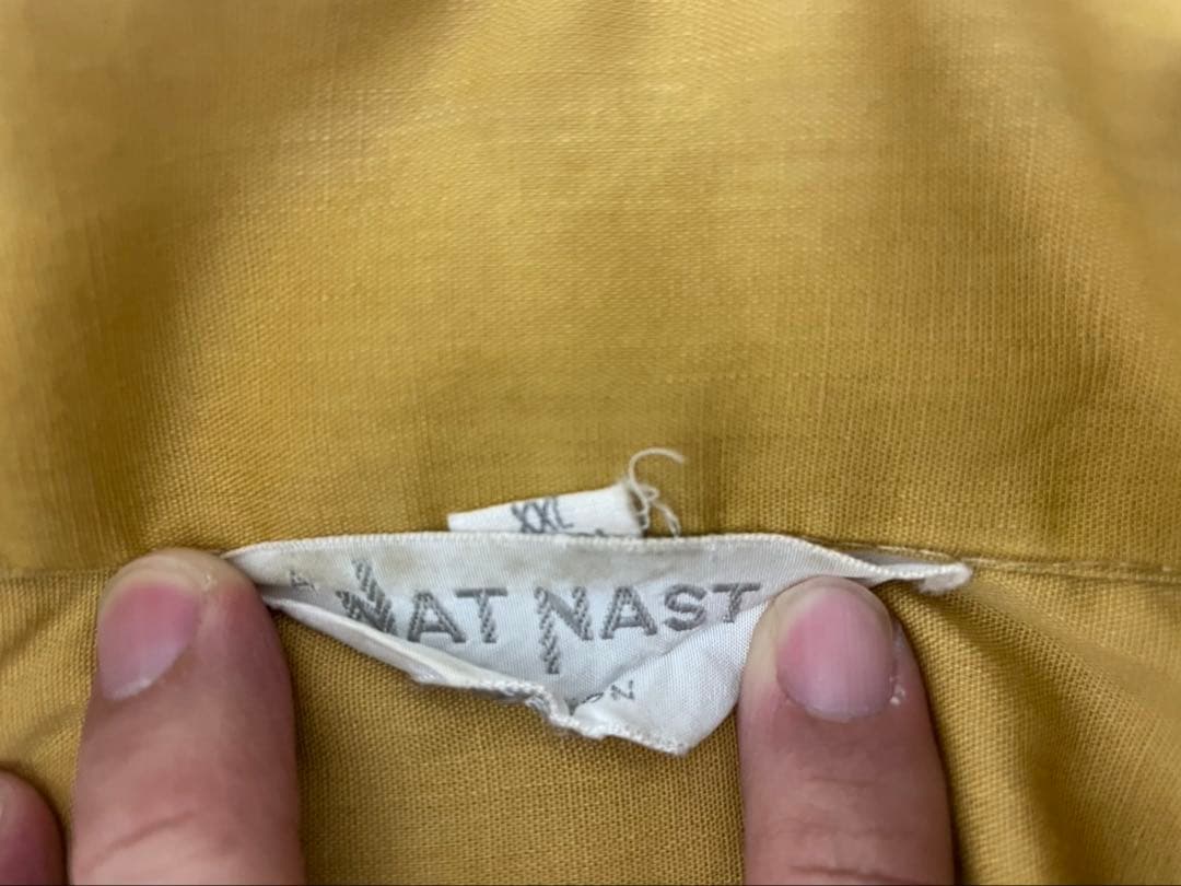 50s NAT NAST 希少XXL ヴィンテージ ボーリングシャツ レーヨン