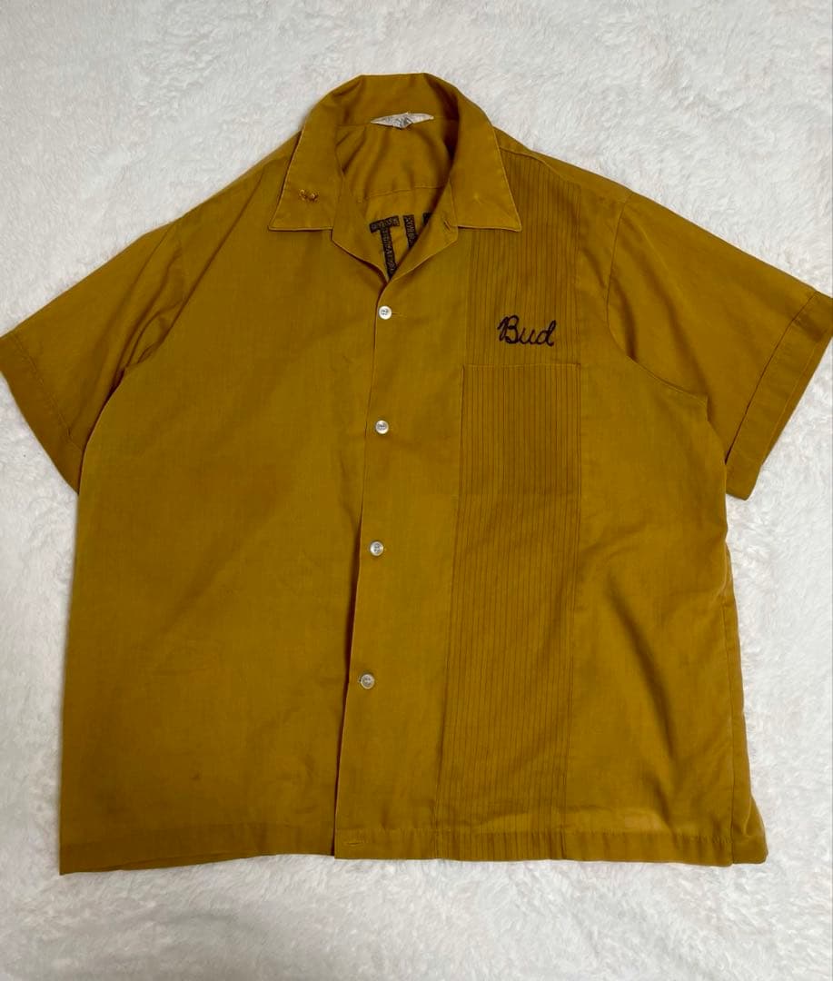50s NAT NAST 希少XXL ヴィンテージ ボーリングシャツ レーヨン