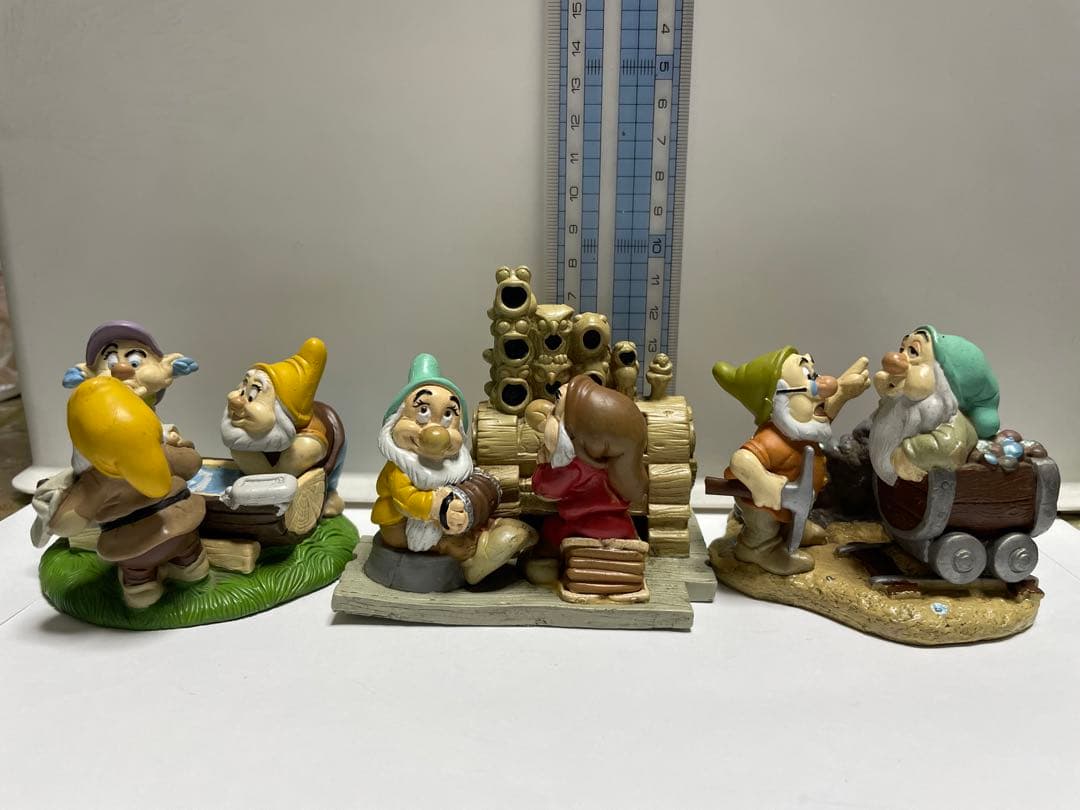 【希少！ヴィンテージ品/価格相談可】白雪姫七人の小人　置物