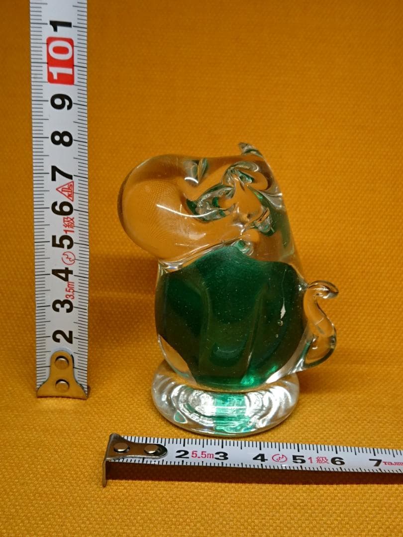 美品　人形　クリスタルガラス　ムーミン　北欧　置物　工芸品　美術品　A2840