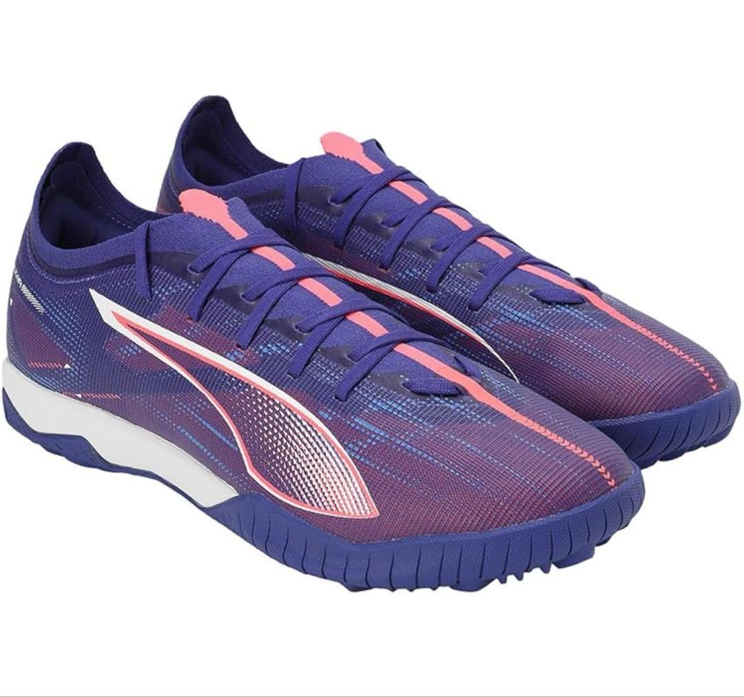 【新品】PUMA サッカーシューズ 紫/ピンク 28cm