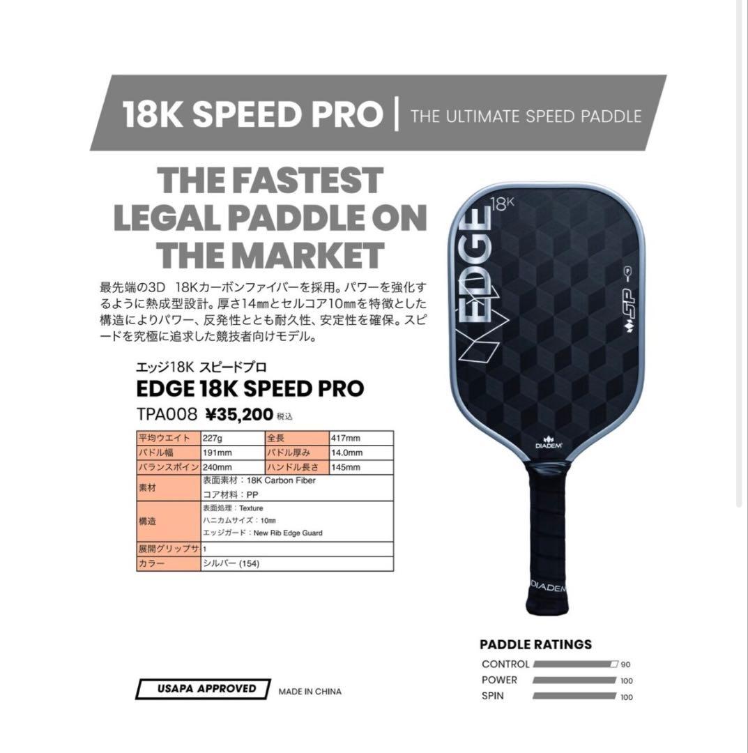 【ダイアデムEDGE 18K】SPEED PRO