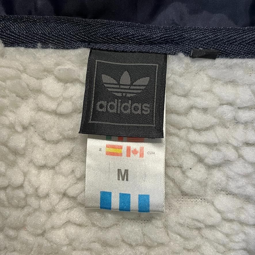 adidas アディダスオリジナルス ３ストライプス 刺繍ロゴ ベンチコート