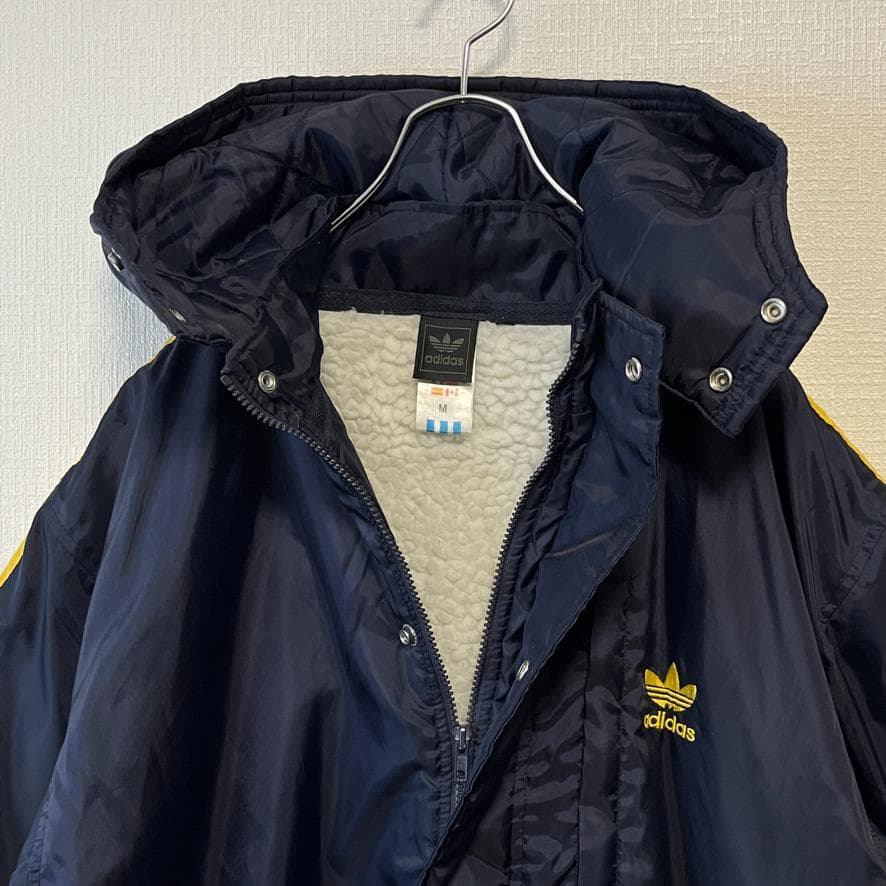 adidas アディダスオリジナルス ３ストライプス 刺繍ロゴ ベンチコート