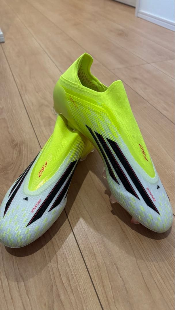 新品 adidas F50 紐なし 26.5cm FG