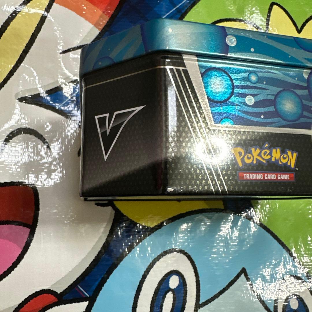 ポケモン　海外　缶ケース③ メッソン　ヒバニー　サルノリ