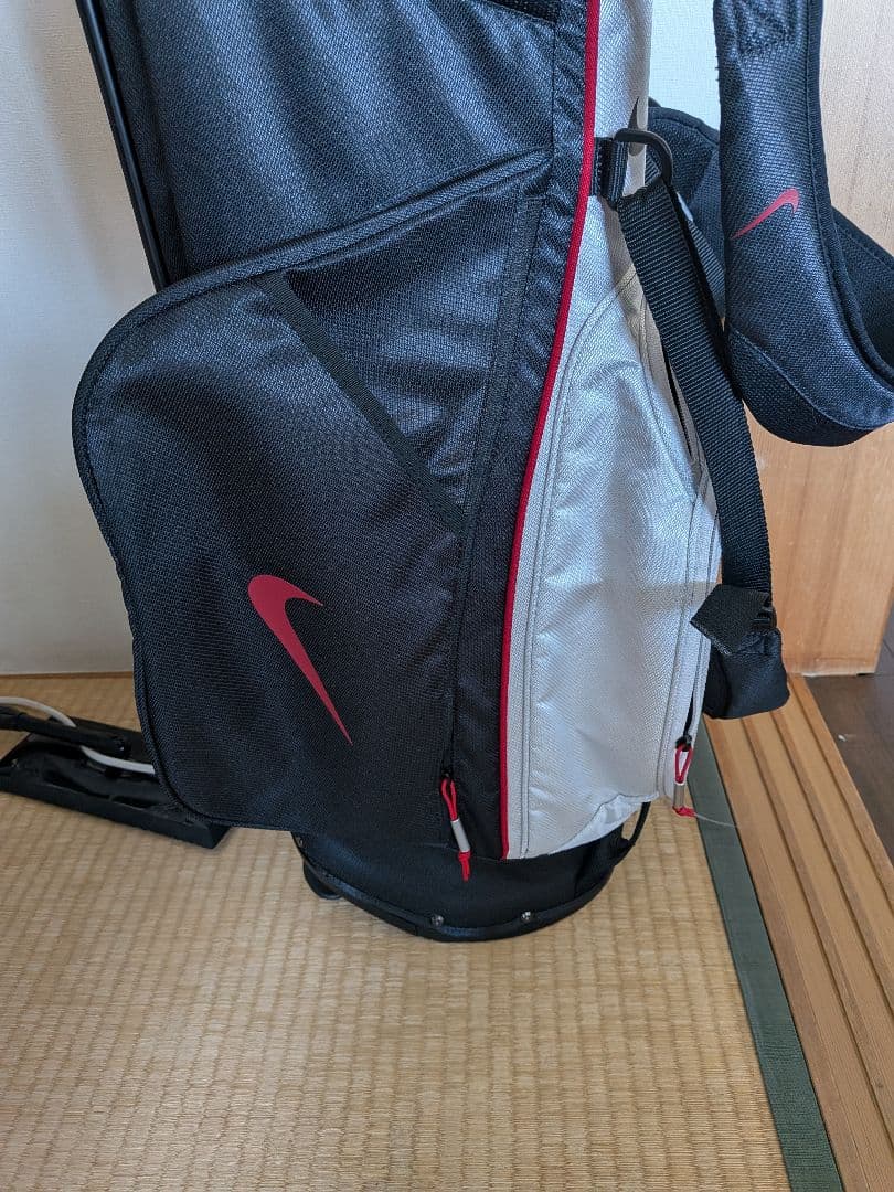Nike キャディバッグ 黒/赤