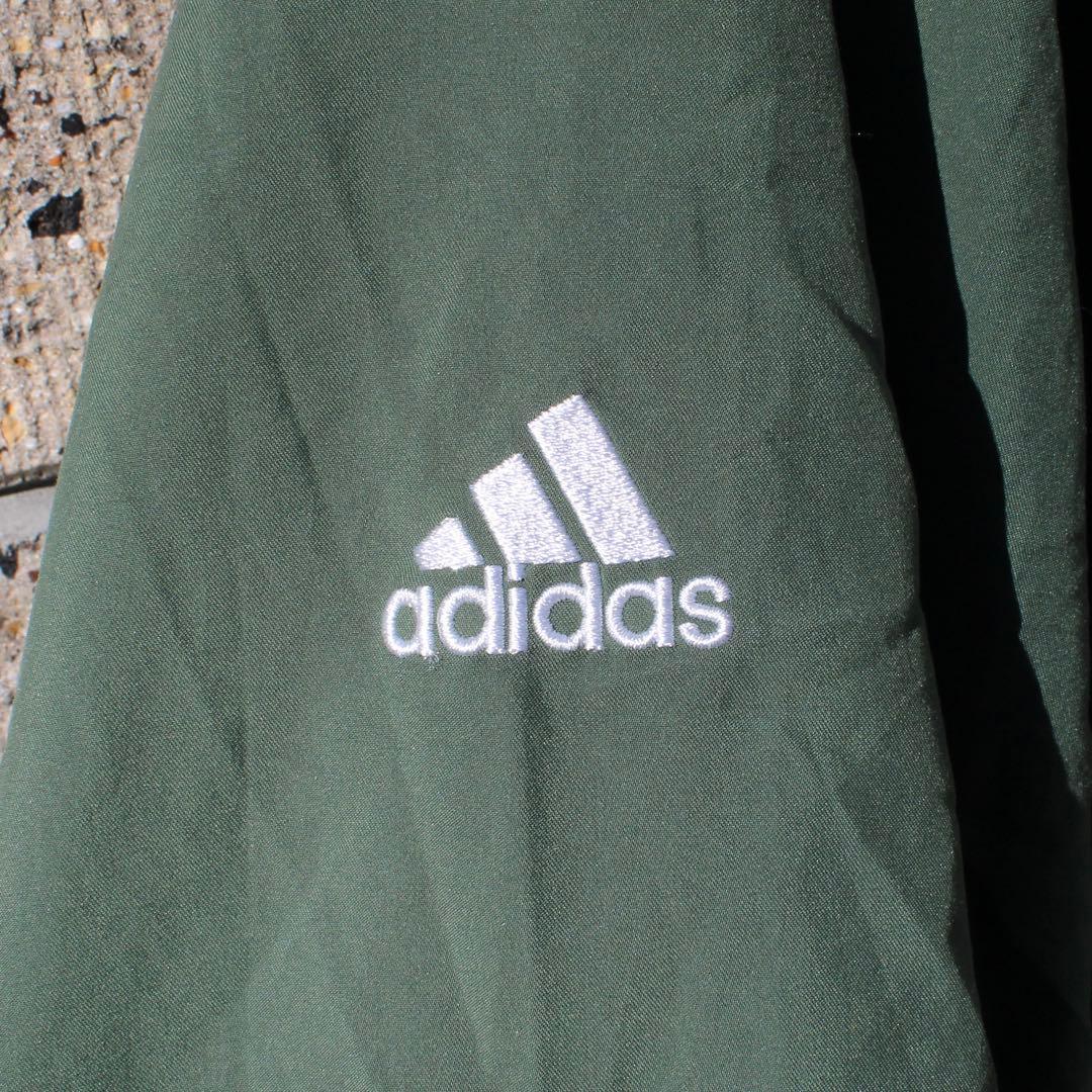 レアカラー 00s adidas GOLF 袖胸刺繍 XL 古着 プルジャケット
