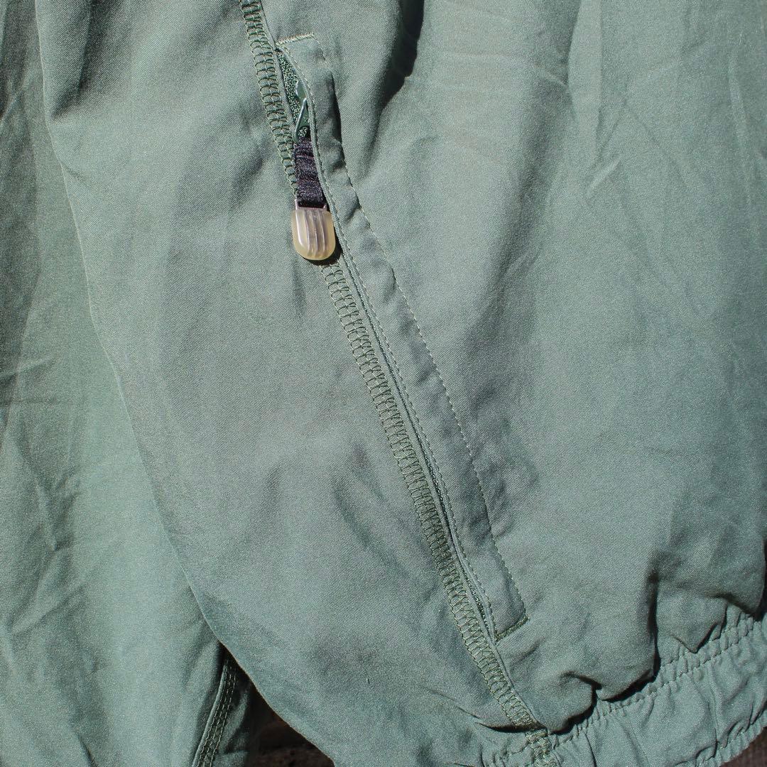 レアカラー 00s adidas GOLF 袖胸刺繍 XL 古着 プルジャケット