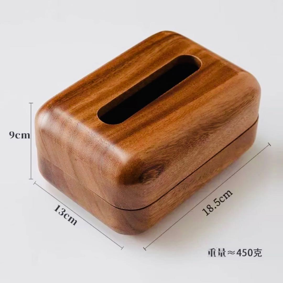 【日用品】木製ティッシュケース 1個