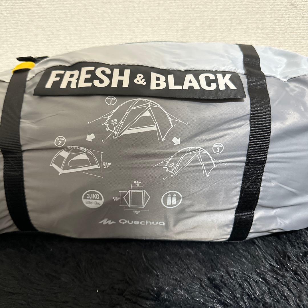 QUICK HIKER 2 FRESH & BLACK テント 1人用