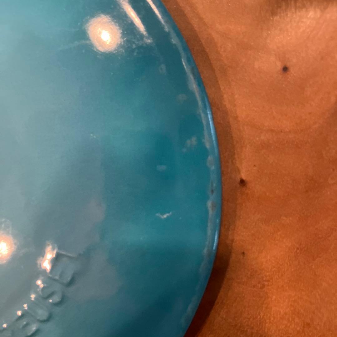 LE CREUSET 両手鍋　コバルトブルー22