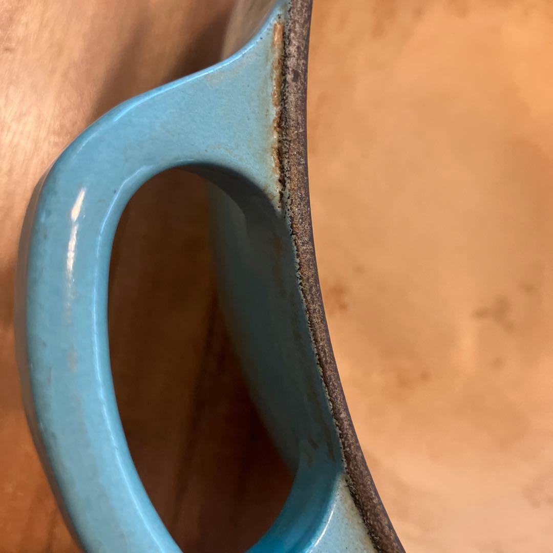 LE CREUSET 両手鍋　コバルトブルー22