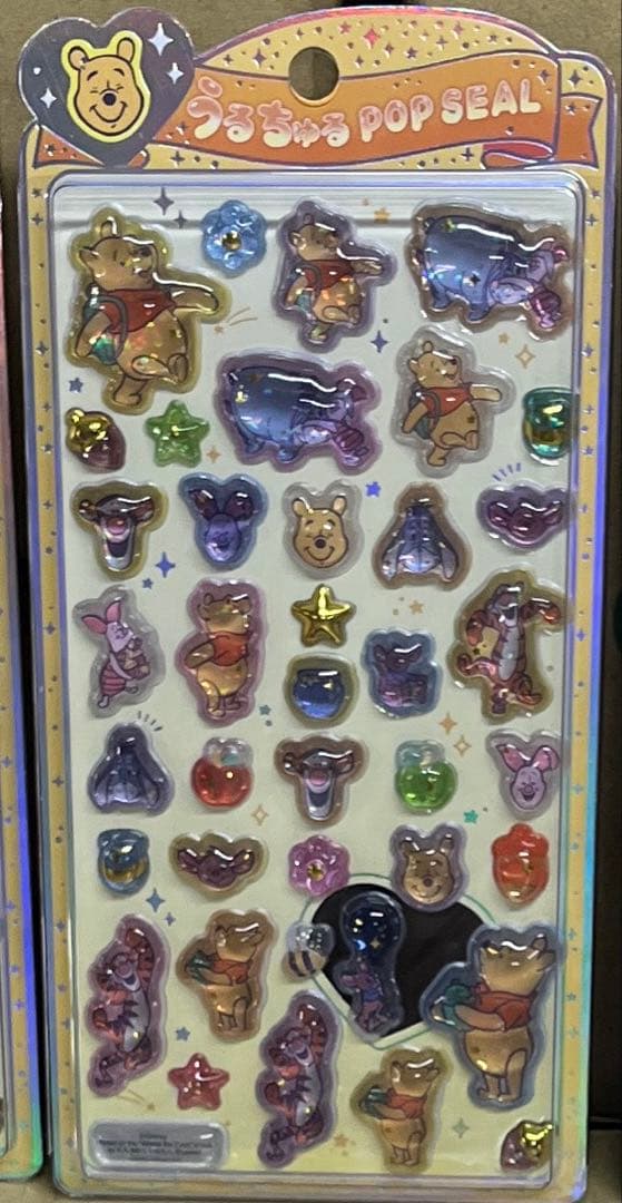 うるちゅるポップシール8枚セット♬まとめ売り ディズニースンスントムジェリなど