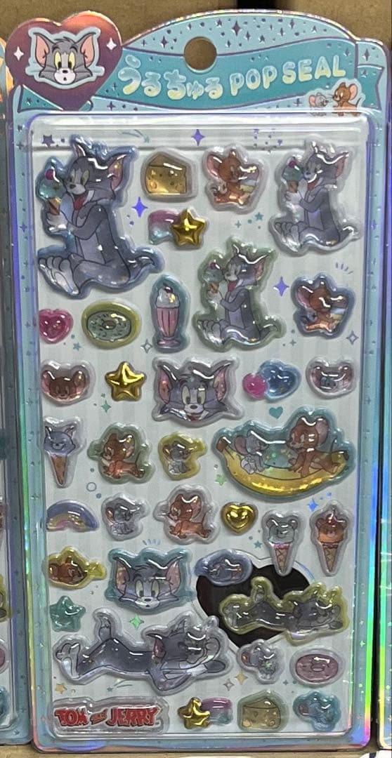 うるちゅるポップシール8枚セット♬まとめ売り ディズニースンスントムジェリなど