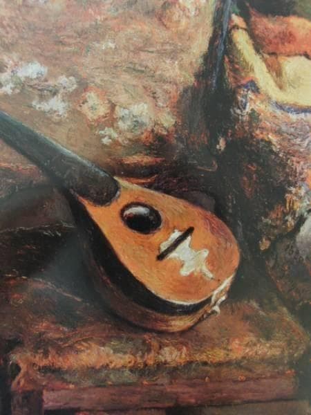 Paul Gauguin、LA MANDOLINE、画集画、新品額装付