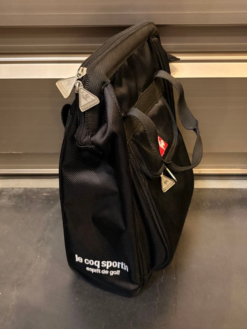 ★美品★バック付★le coq sportif ゴルフシューズ WLS ブラック