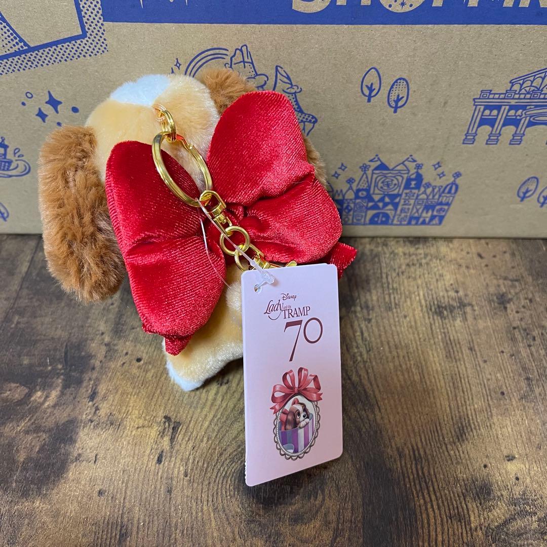 レディ ぬいぐるみキーホルダー キーチェーン LADY AND TRAMP