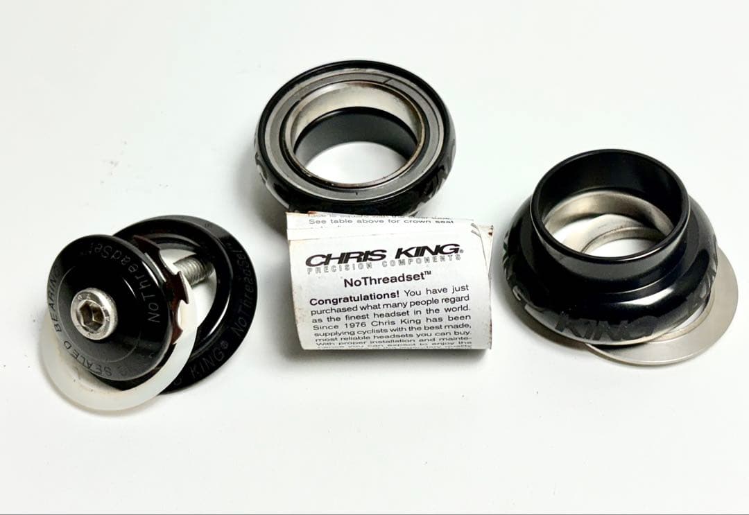 激レアCHRIS KING NoThreadSet 1インチヘッドパーツブラック