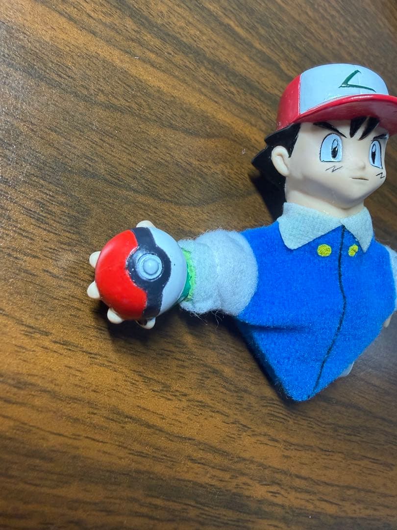 アニメ　ポケモン　サトシ　指人形　当時物　TOMY アニポケ　主人公