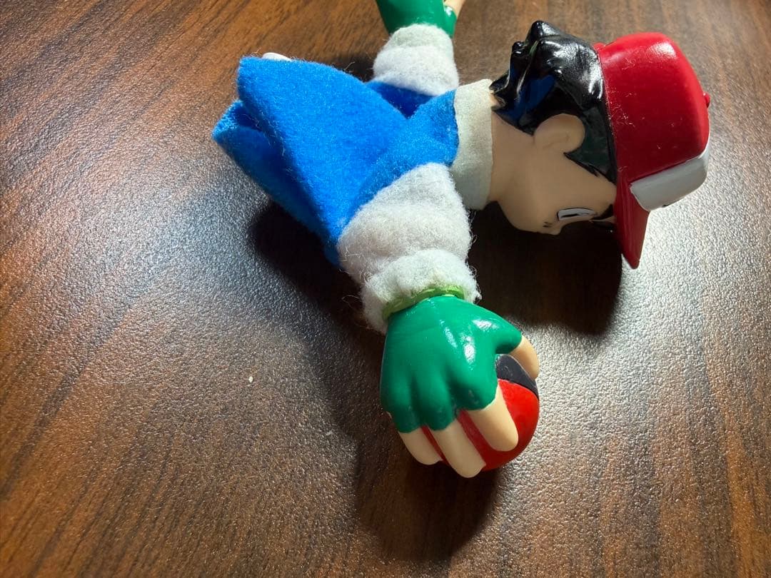アニメ　ポケモン　サトシ　指人形　当時物　TOMY アニポケ　主人公