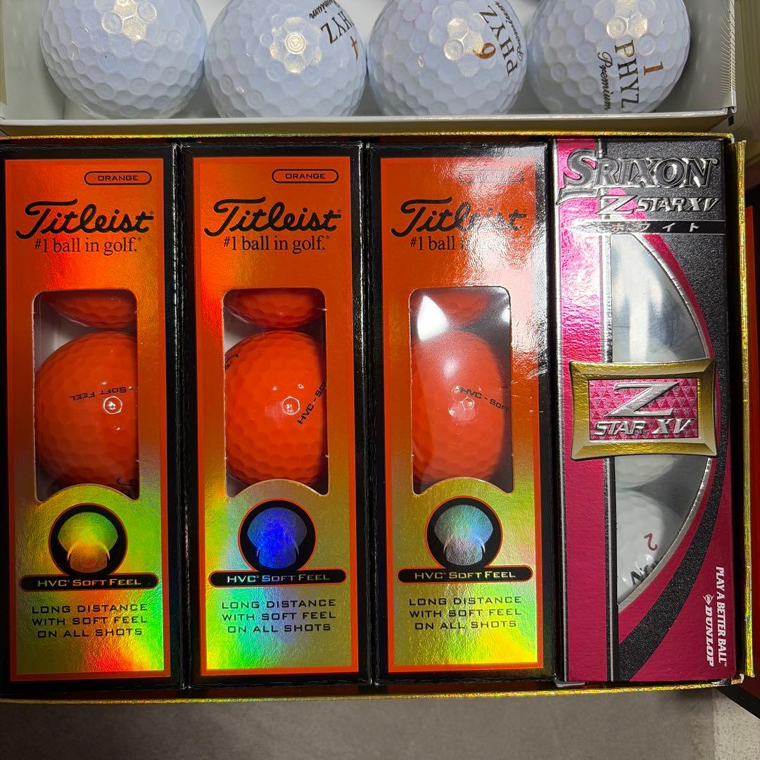 新品・中古含む Titleist テーラーメイド PHYZ ゴルフボール 36球