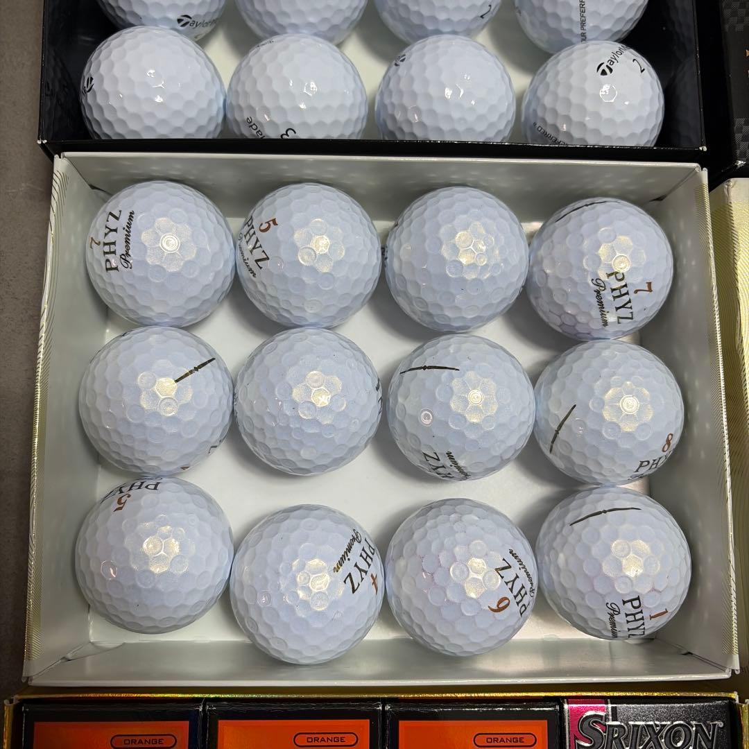 新品・中古含む Titleist テーラーメイド PHYZ ゴルフボール 36球