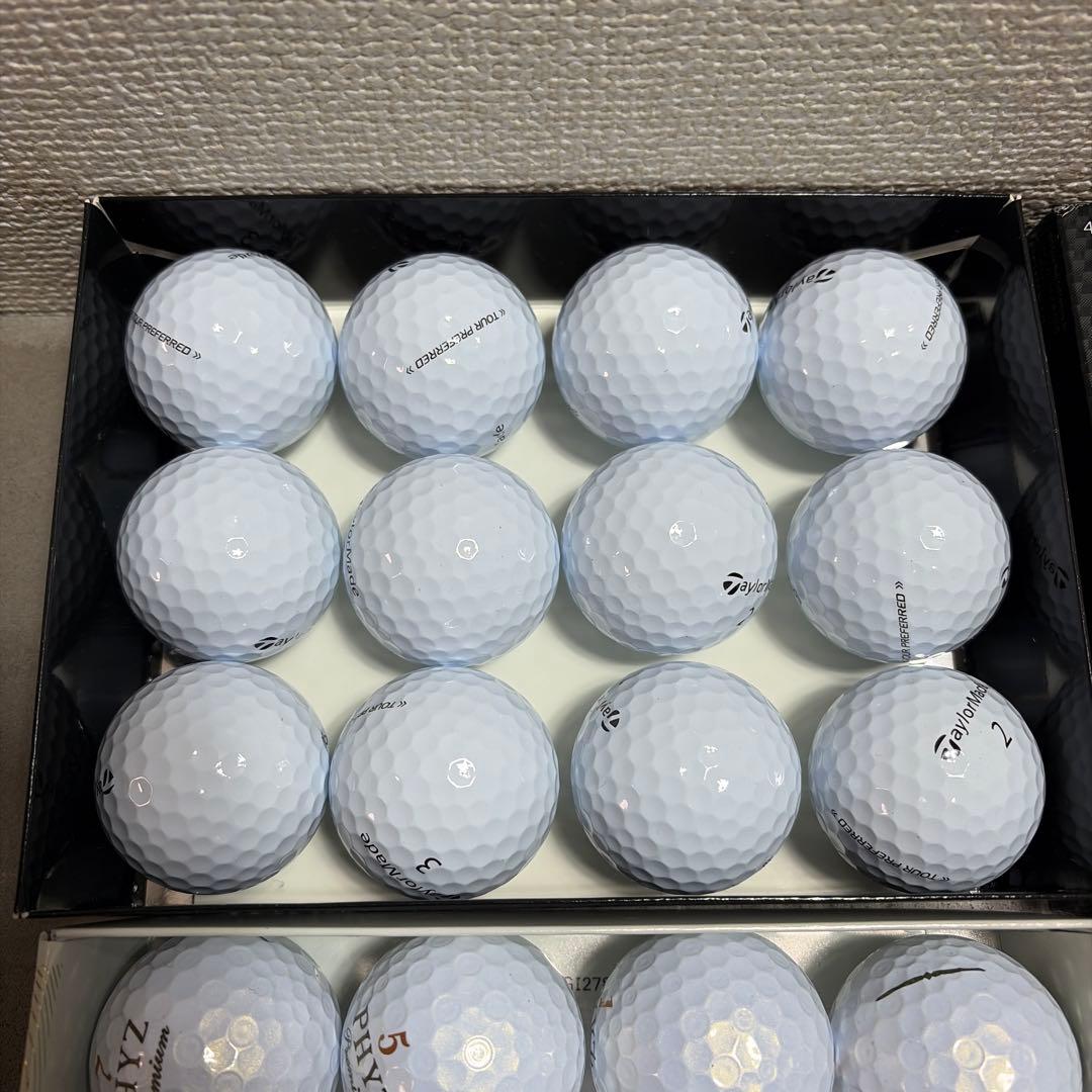 新品・中古含む Titleist テーラーメイド PHYZ ゴルフボール 36球