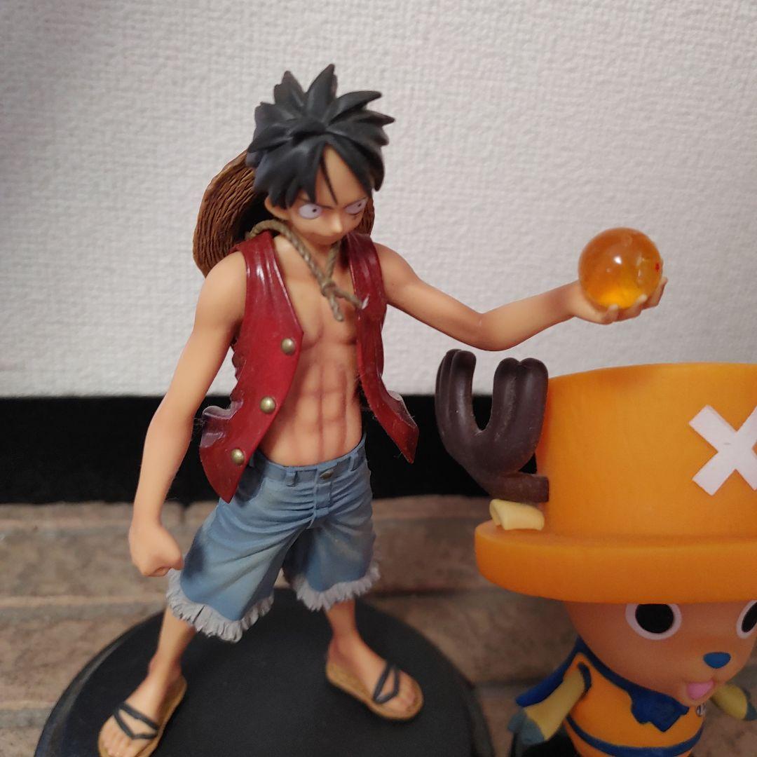 ワンピース ルフィ チョッパー ドラゴンボールコラボフィギュア