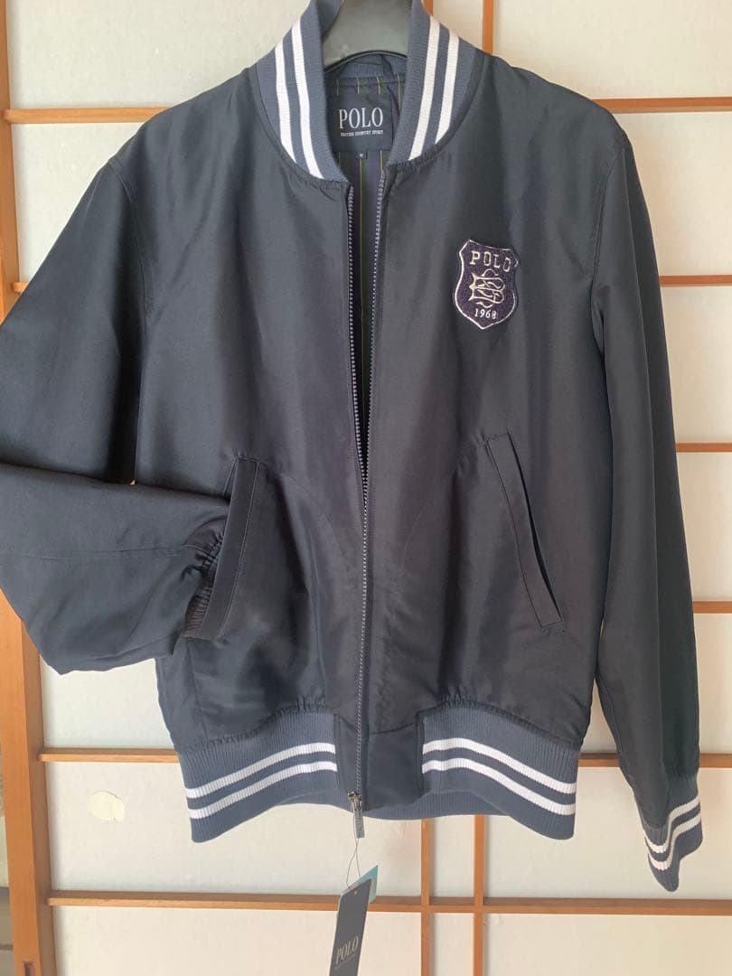 【新品】POLO ジャケット ワッペン　ブルゾン　ネイビー 1968年スタイル