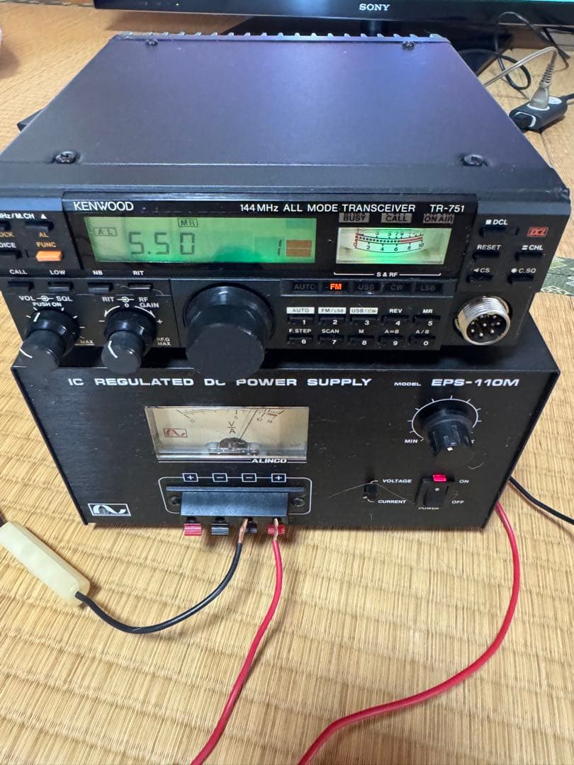 KENWOOD TR-751 144MHz トランシーバー EPS-110M