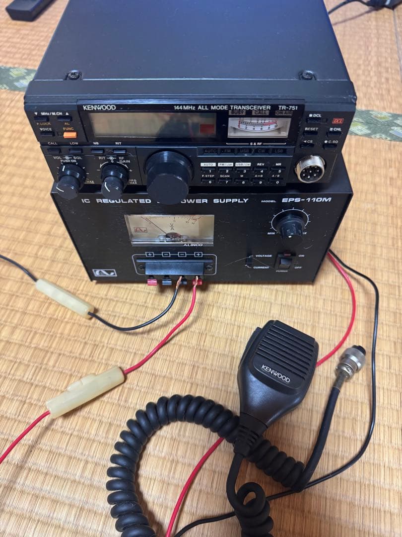 KENWOOD TR-751 144MHz トランシーバー EPS-110M