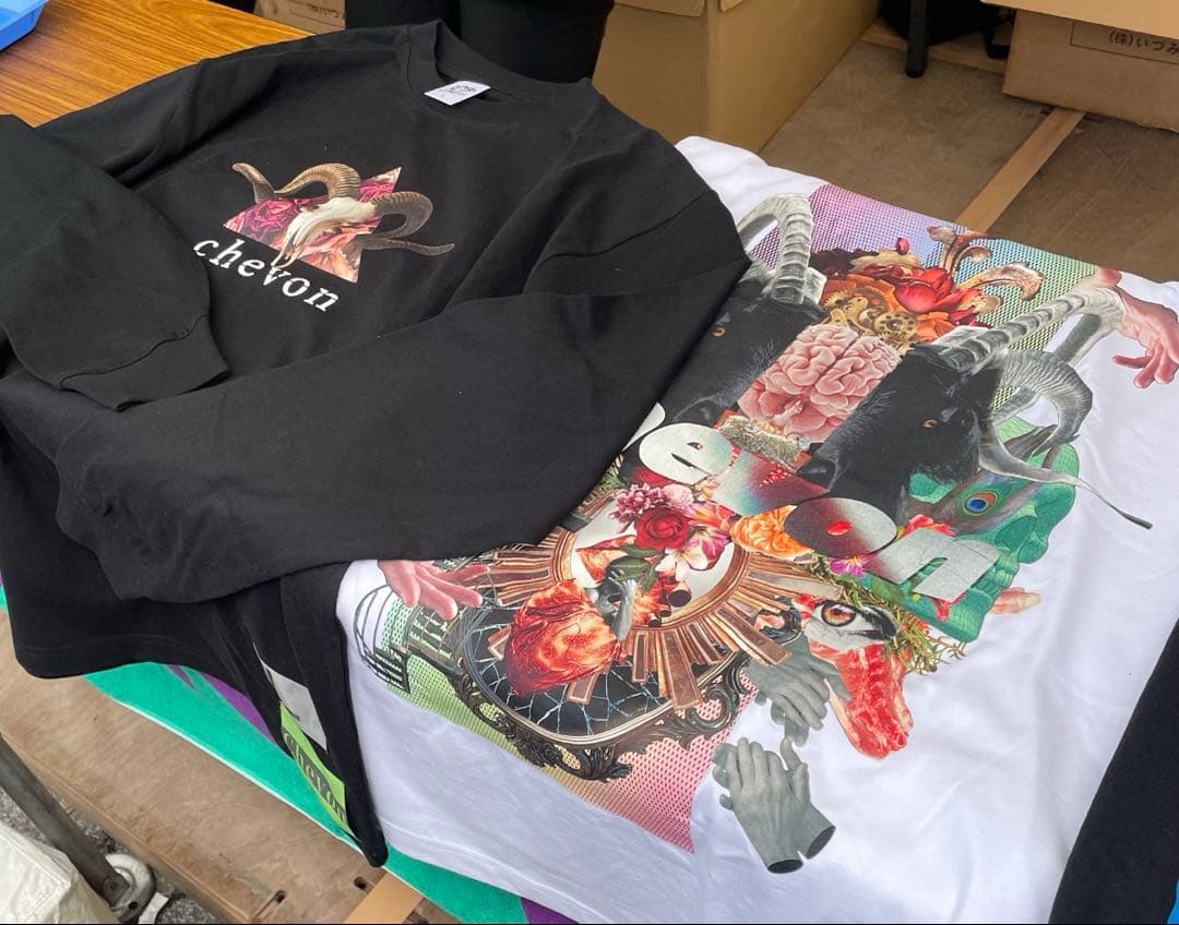 Chevon Tシャツ ロングXL❸NEE※PEOPLE1※超学生※谷絹茉優