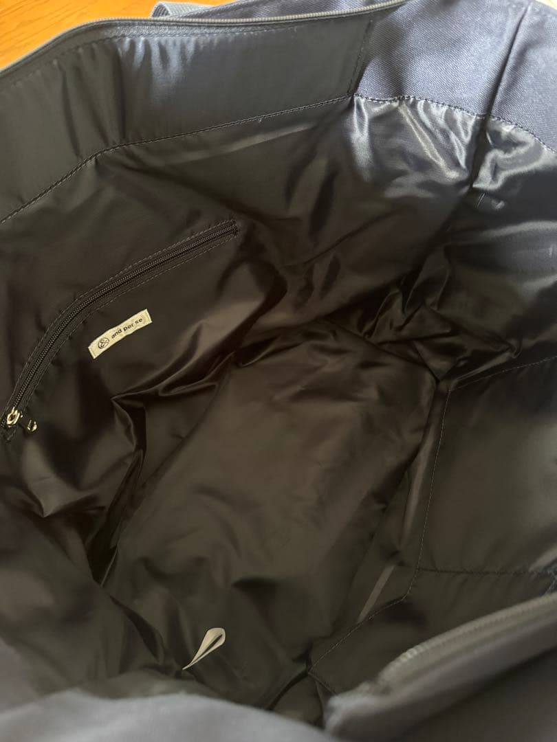 and per se ネイビー トートバッグ 新品タグ付き