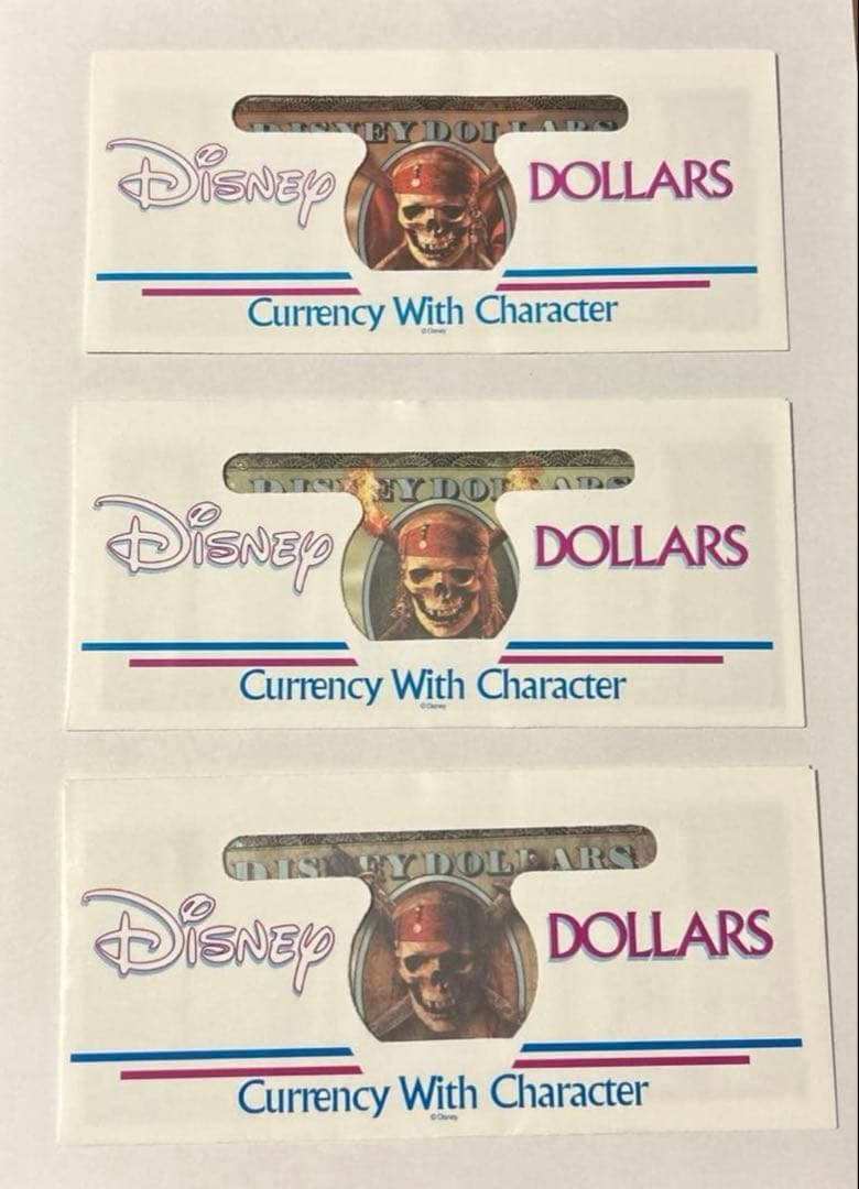【希少】 Disney Dollar パイレーツ・オブ・カリビアン 1ドル札