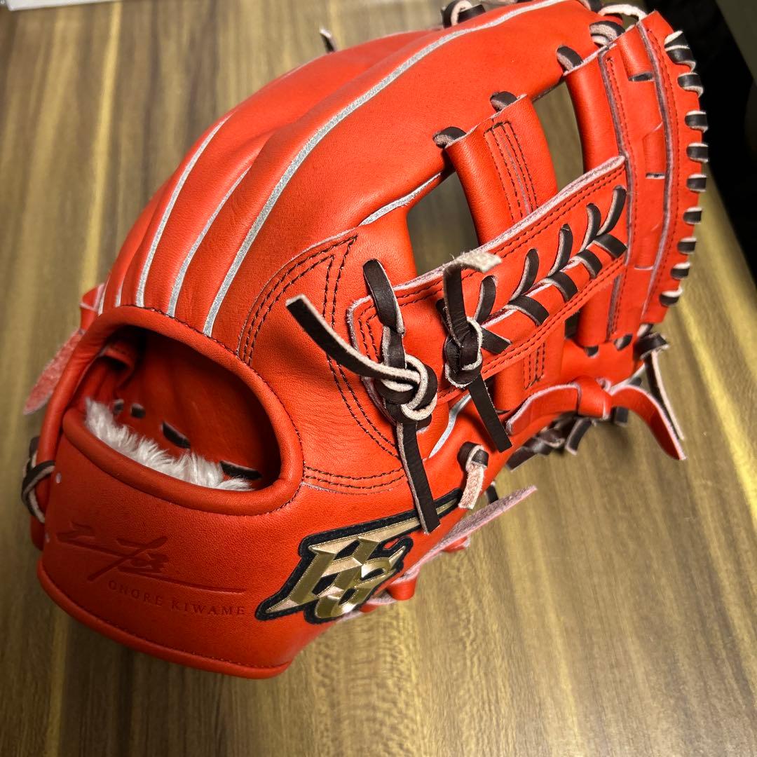 ハイゴールド　硬式グラブ　展示会限定　湯もみ型付け済　最終値下げ中