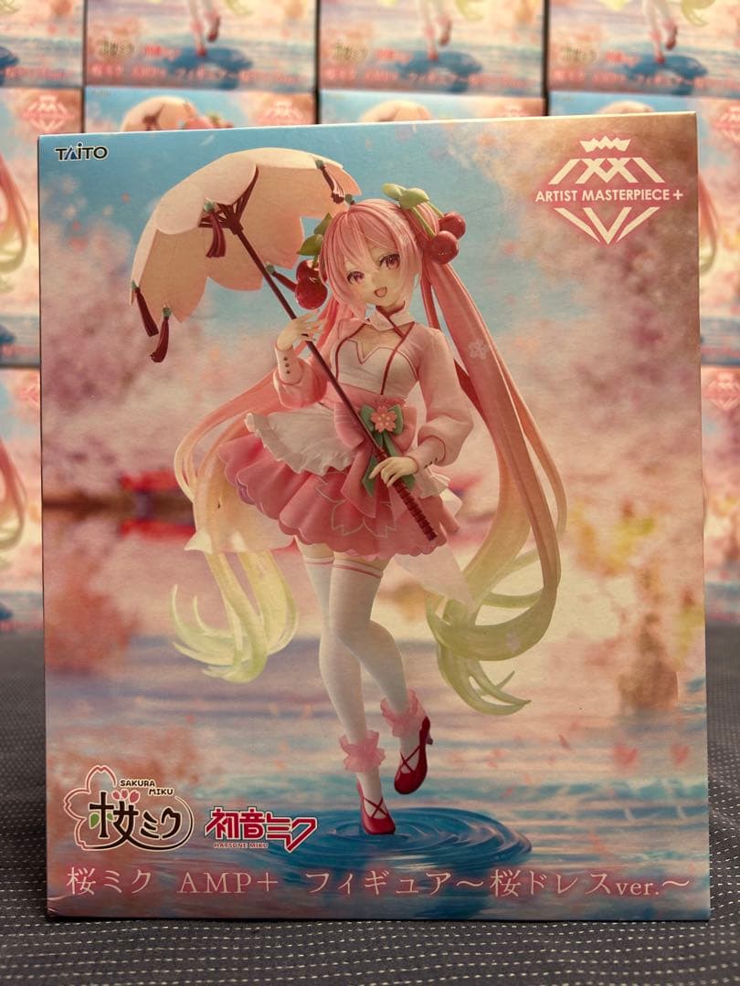 24個 桜ミク AMP＋ フィギュア ～桜ドレスver.～③