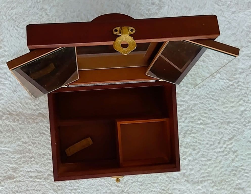 持ち運び三面鏡ボックス　VINTAGE　昭和