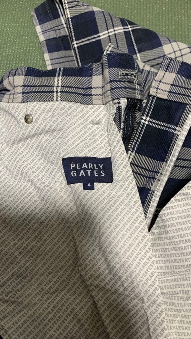 PEARLYGATES パーリーゲイツ メンズ　パンツ チェック サイズ4 中古