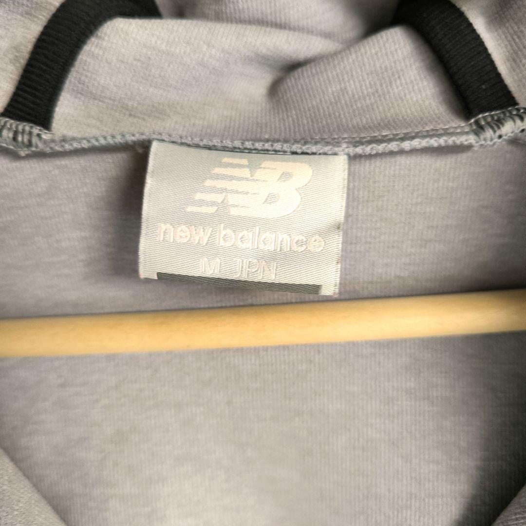 【極美品】New Balance フルジップフーディ トレーニング グレー M