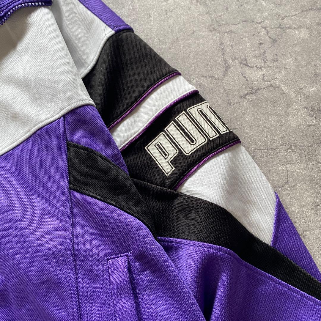【激レア】90s PUMA トラックジャケット セットアップ 紫 ジャージ