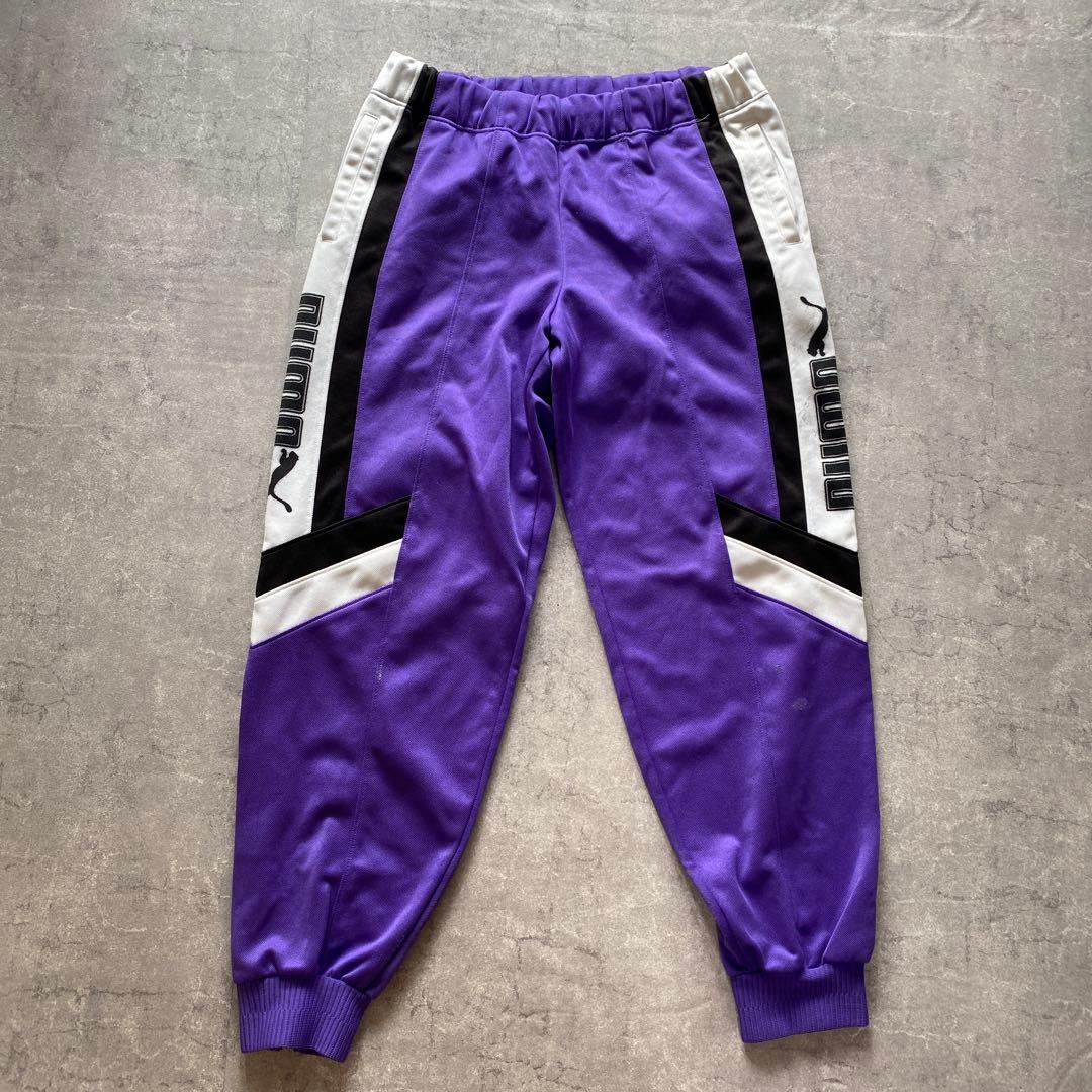 【激レア】90s PUMA トラックジャケット セットアップ 紫 ジャージ