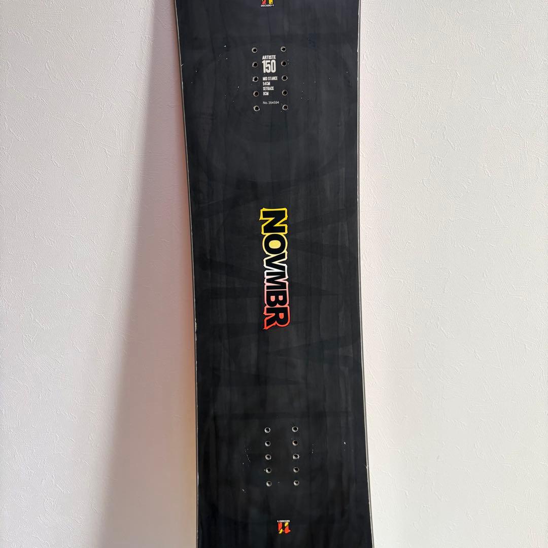 【 日本製 】 NOVEMBER ARTISTE 150cm スノーボード 国産