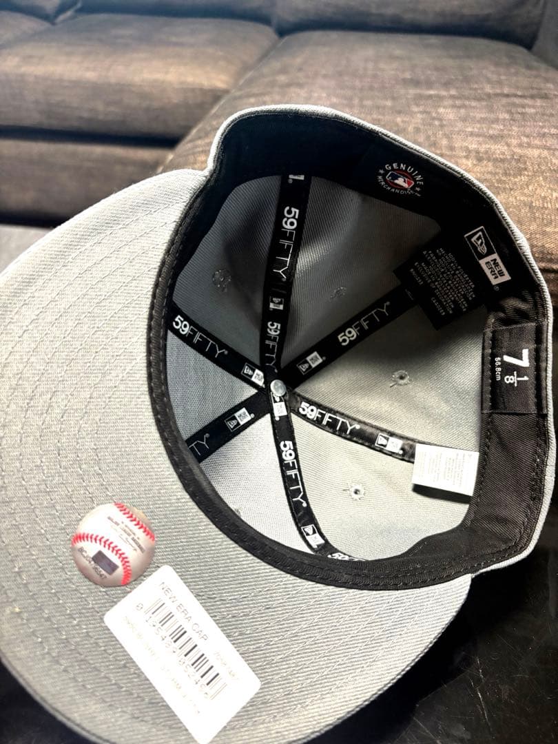 New Era ボストン・レッドソックス　キャップ　59FIFTY グレー