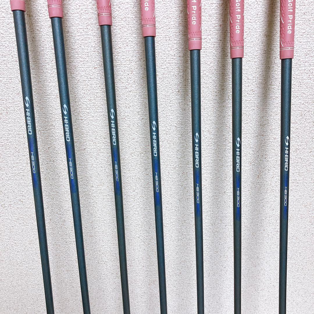 DUNLOP HI-BRID ADFORCE レディース アイアンセット 7本