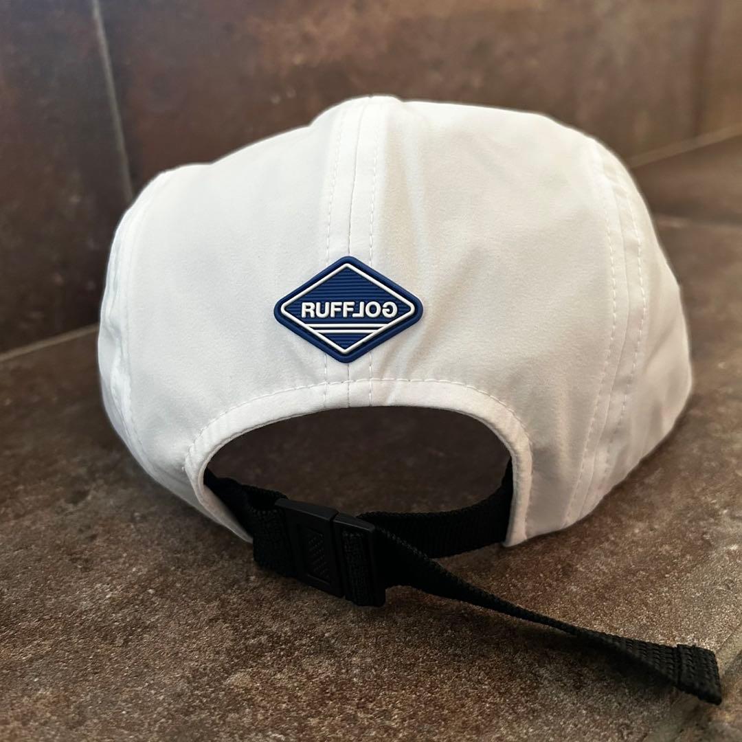 RUFFLOG ラフロッグ JET CAP ホワイト 美品 ゴルフキャップ